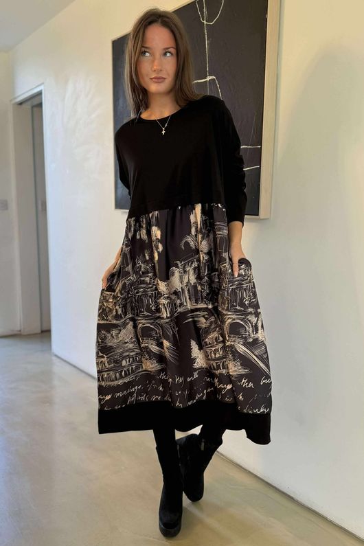 Dominian Smock Dress Rome